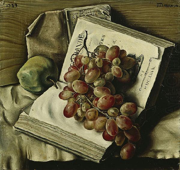 Nature morte aux raisins, Francis Barraud